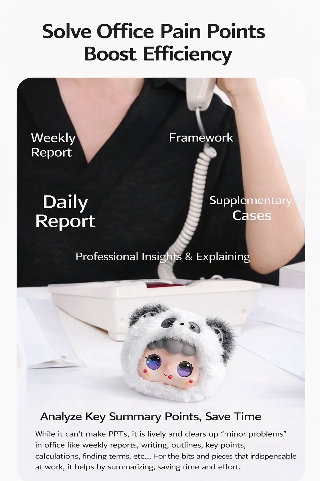 AI Smart Robot Electronic Pet Plush Doll Emotional Companion