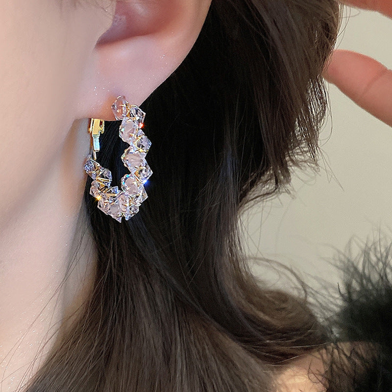 Zircon Crystal Earrings