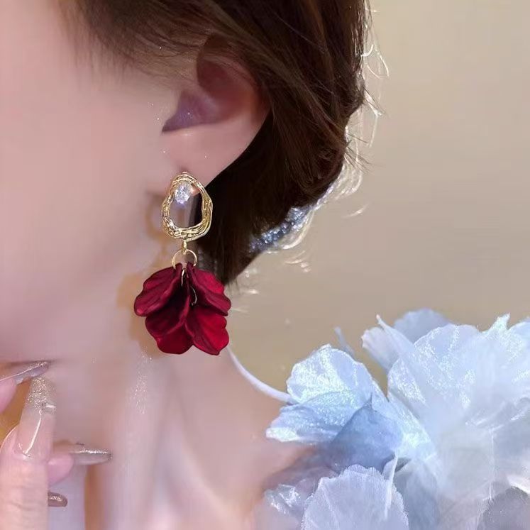 French Retro CD Earrings
