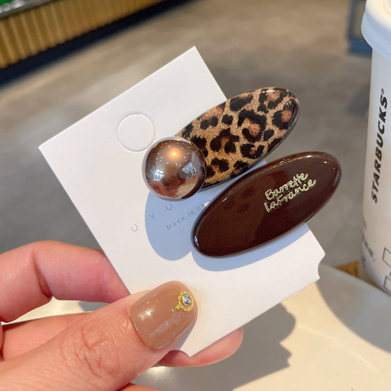 Leopard Print Hair Clip