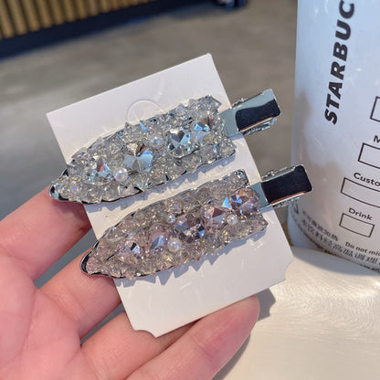 Crystal Seamless Duckbill Hair Clips