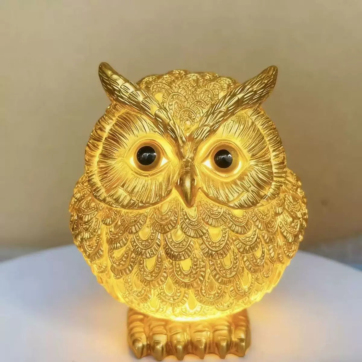 Owl Night Light (Gold)