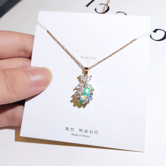 Rose gold necklace