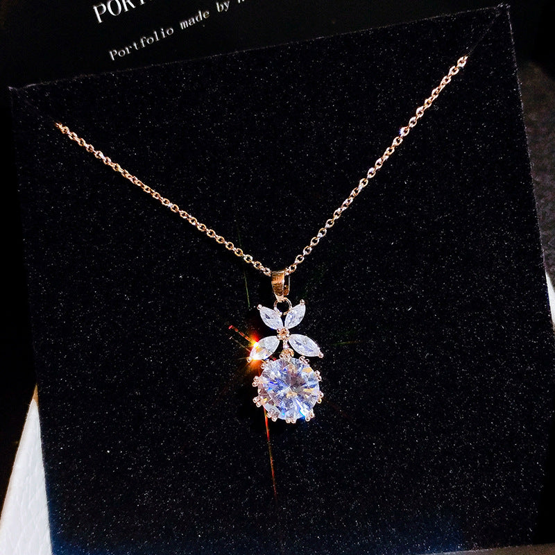Rose gold necklace