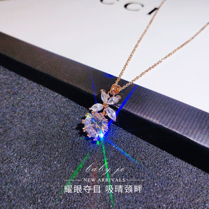 Rose gold necklace