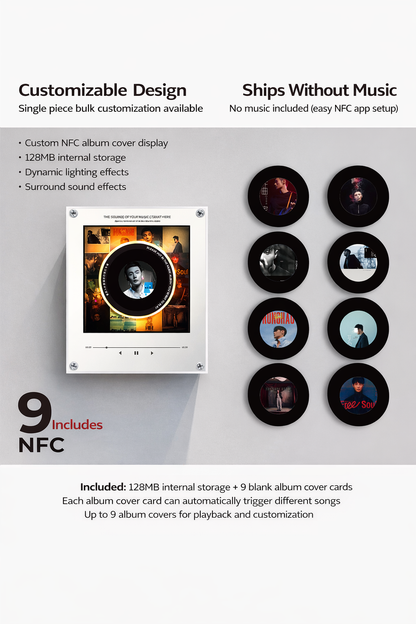 Night Light Magnetic NFC Sensing Auto-Singing Fridge Magnet