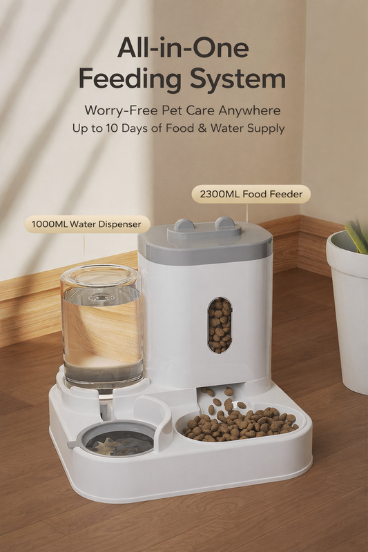Cat Water Fountain Cat Food Automatic Feeder