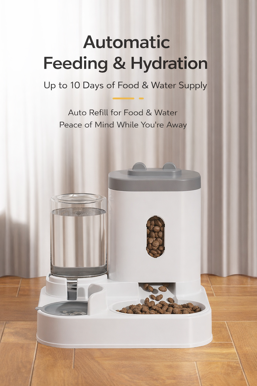Cat Water Fountain Cat Food Automatic Feeder