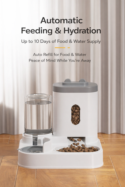 Cat Water Fountain Cat Food Automatic Feeder