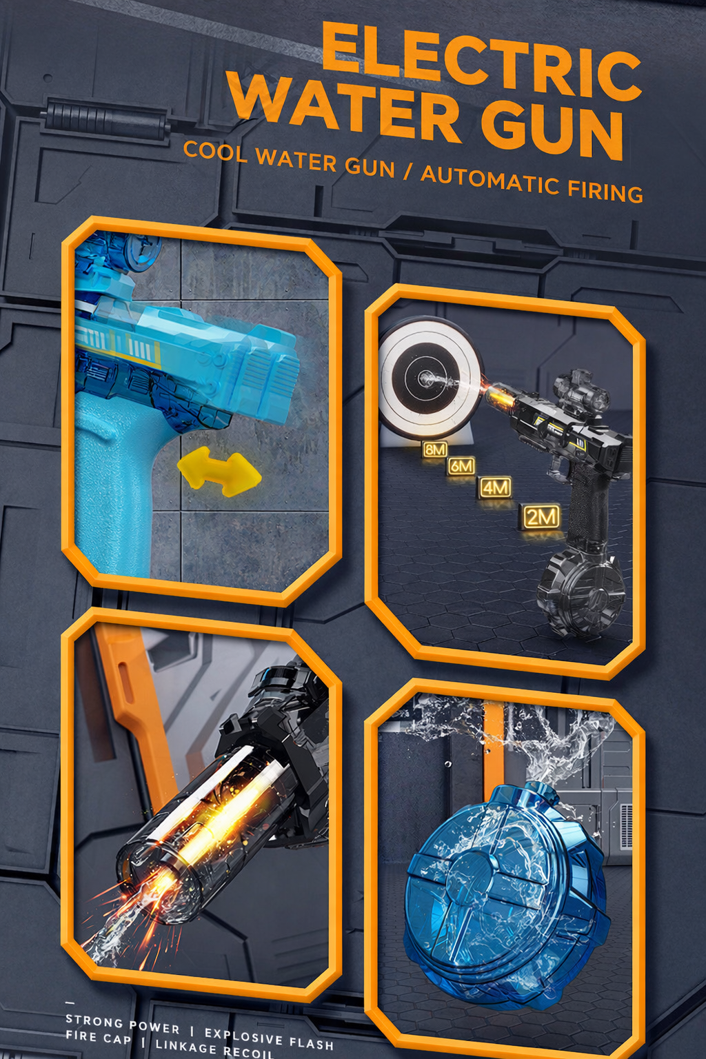 New Sparkling Ice Mouse Hot-Selling Electric Water Gun