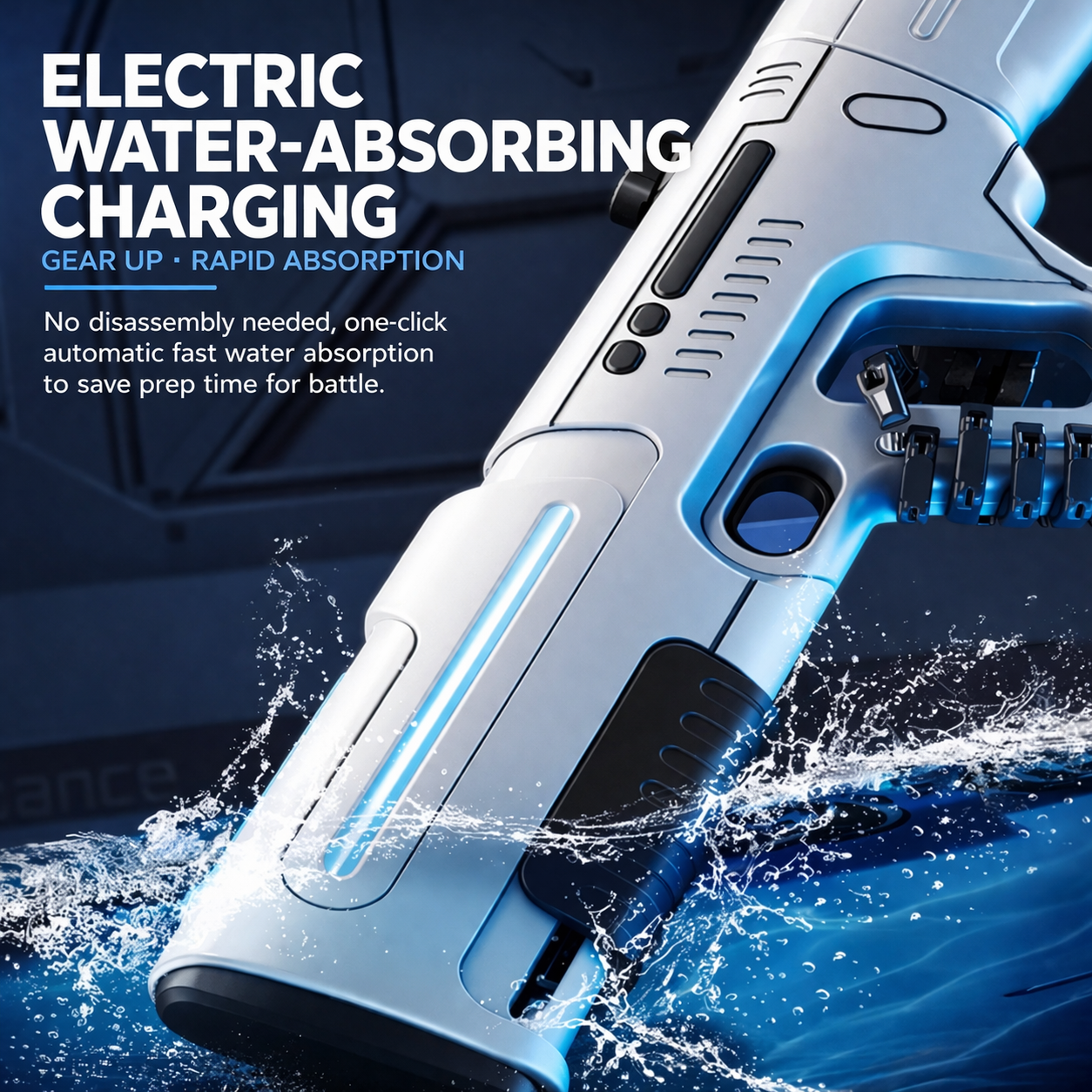 New Electric Automatic Large Capacity Water Gun Toy