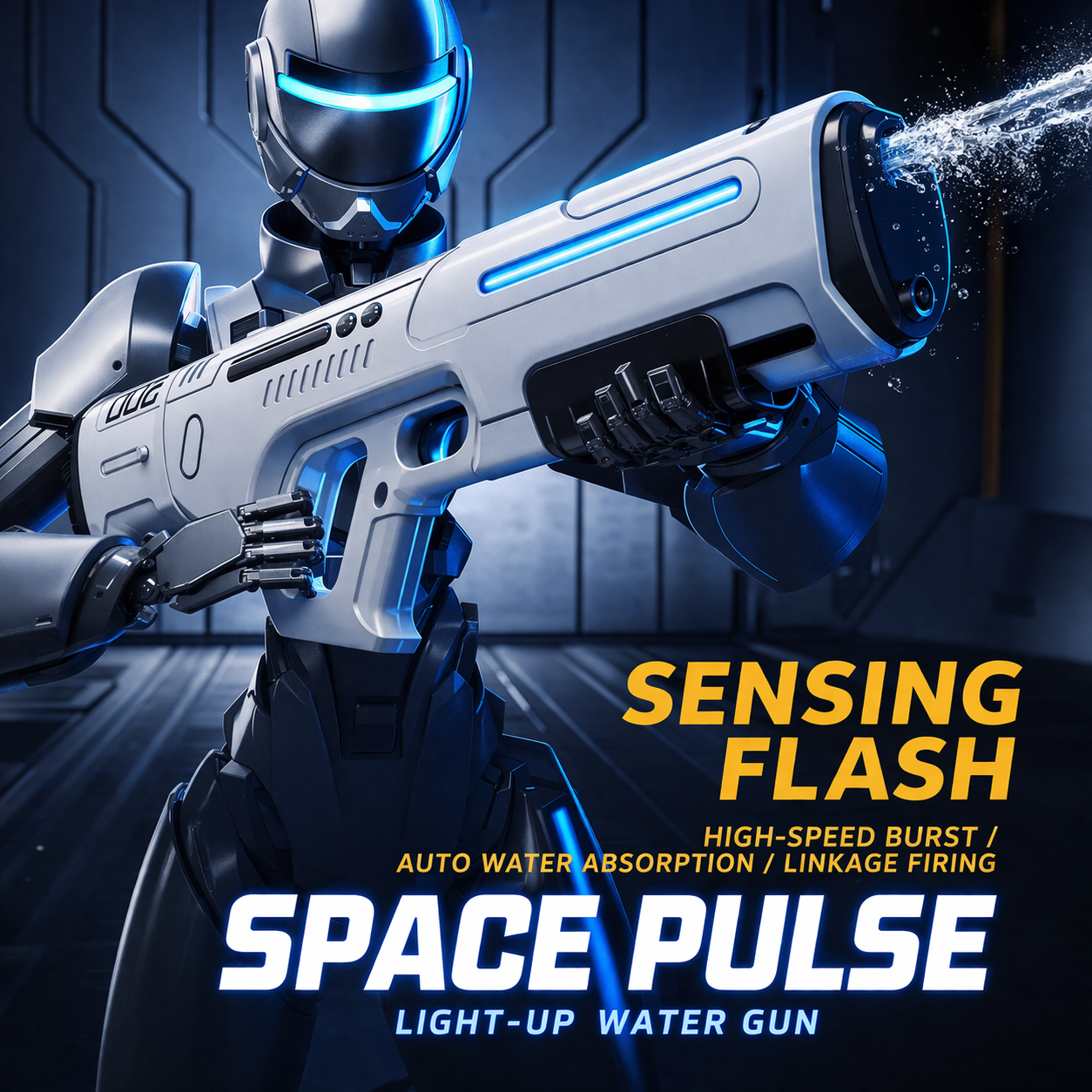 New Electric Automatic Large Capacity Water Gun Toy