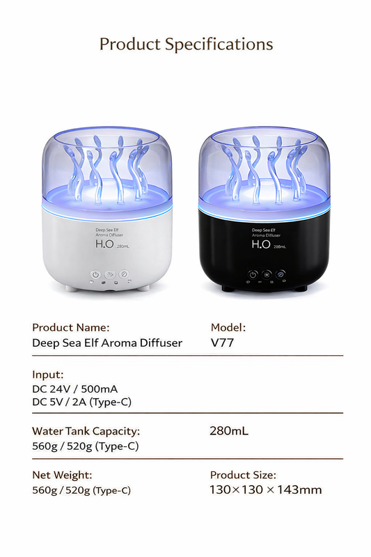 New Jellyfish Humidifier Aroma Diffuser