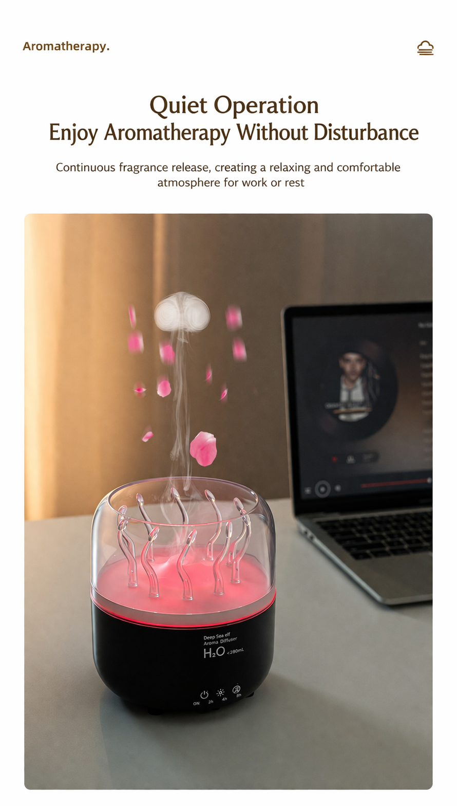 New Jellyfish Humidifier Aroma Diffuser