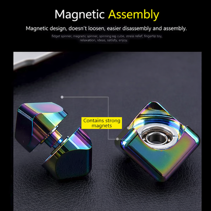 New Gear-Rotating Colorful Zinc Alloy Cube