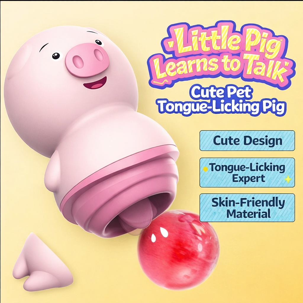 LILO is here to joyfully lick the vibrating egg of the pig.