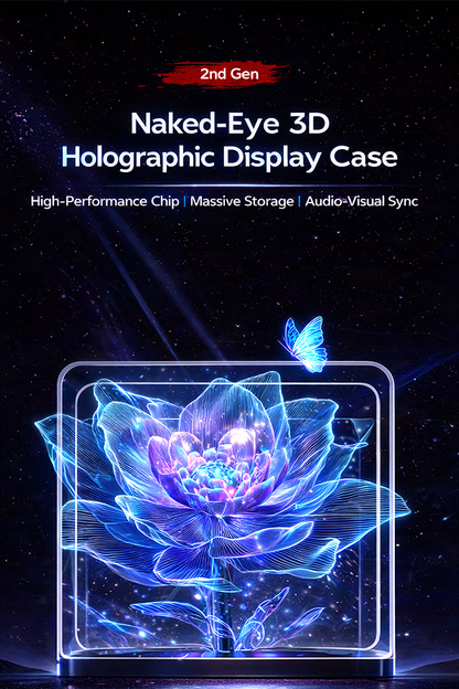 Glasses-free 3D holographic projector