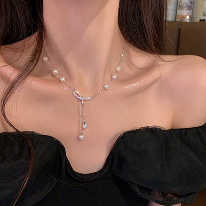 Titanium Steel Tassel Necklace (Non-Fading)