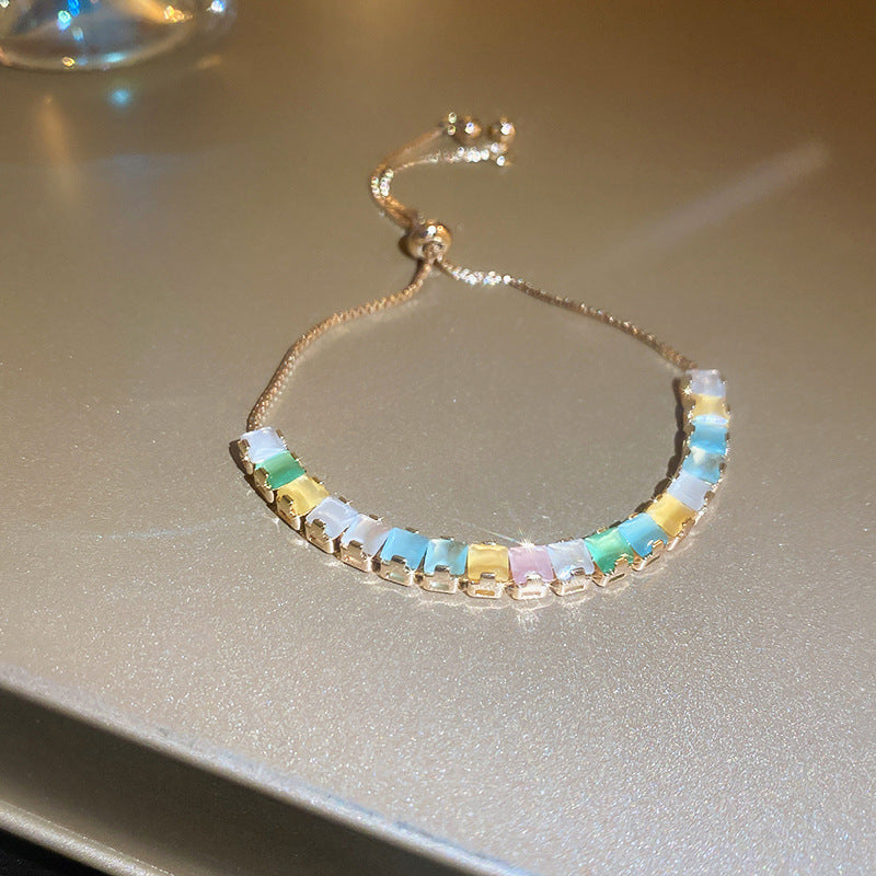 Zircon Bow Bracelet