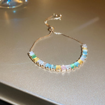 Zircon Bow Bracelet