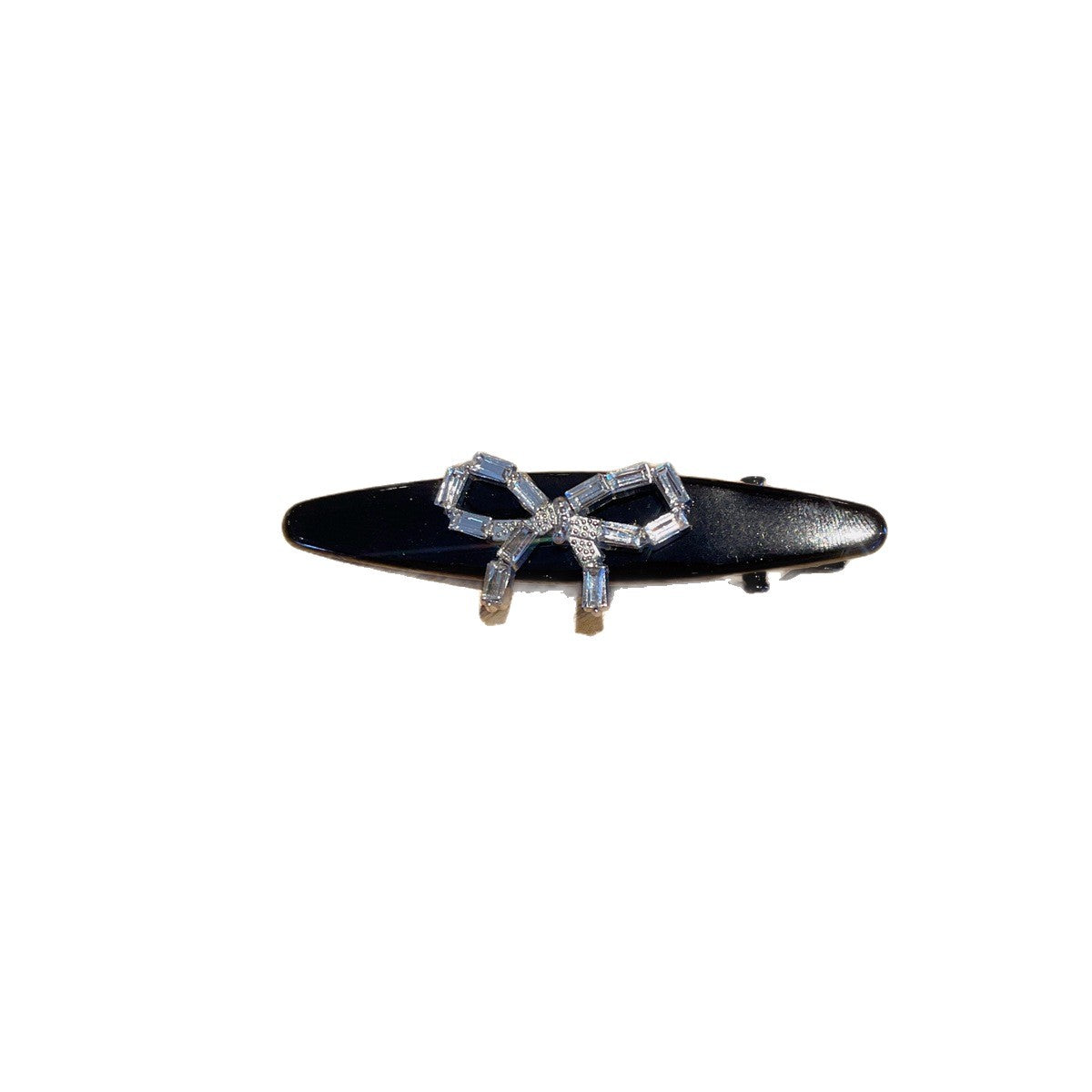 Zircon Bow Duckbill Hair Clip