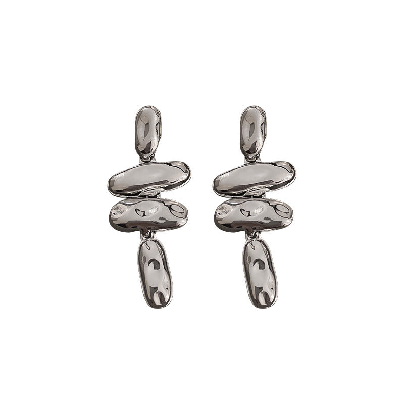 Vintage Metal Stud Earrings