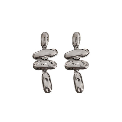 Vintage Metal Stud Earrings