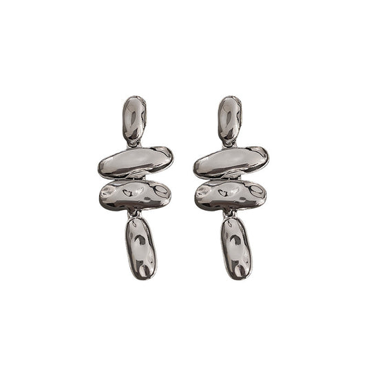 Vintage Metal Stud Earrings