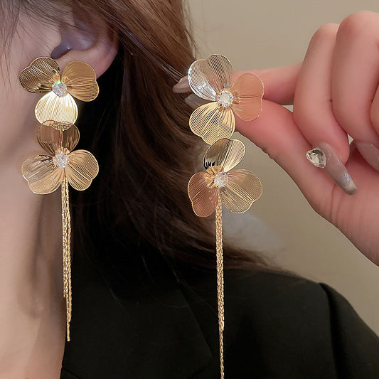 Vintage Metal Stud Earrings