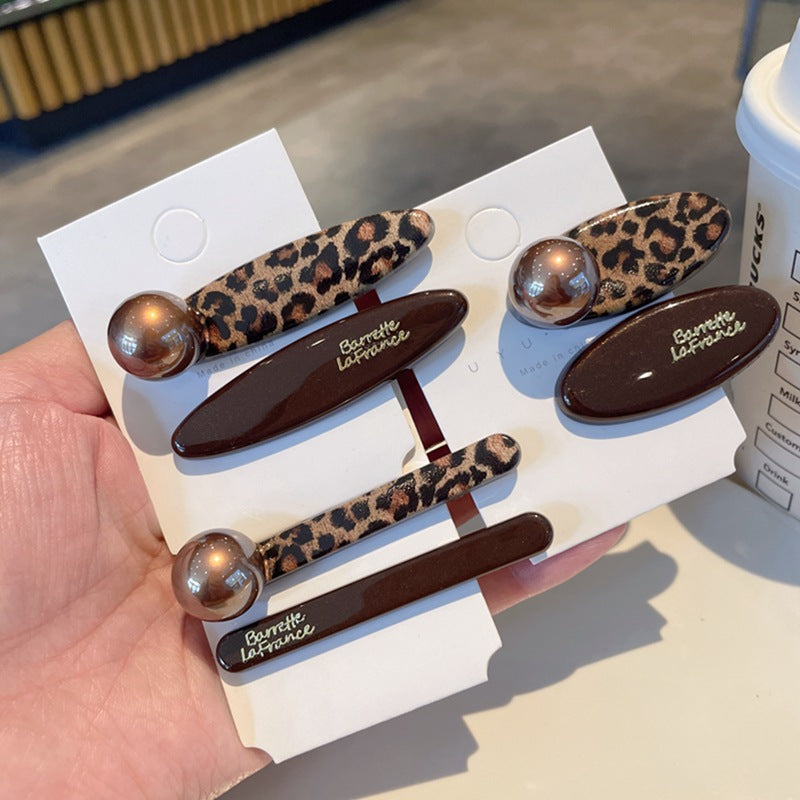 Leopard Print Hair Clip