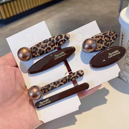 Leopard Print Hair Clip