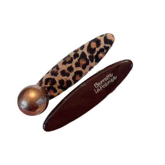 Leopard Print Hair Clip