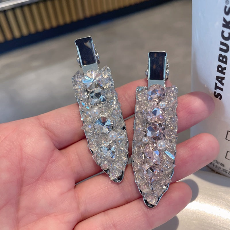 Crystal Seamless Duckbill Hair Clips