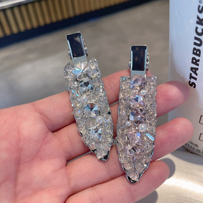 Crystal Seamless Duckbill Hair Clips