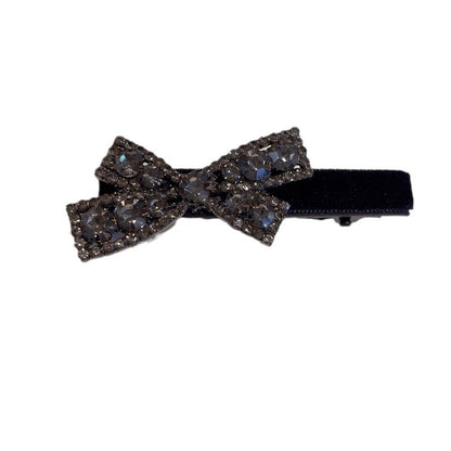 Bow Rhinestone Alligator Hair Clip