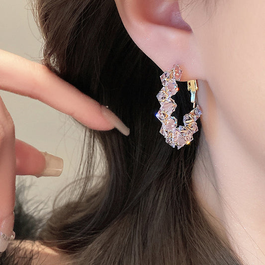 Zircon Crystal Earrings