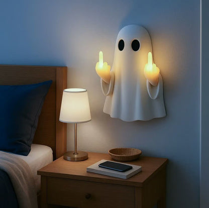 Ghost Middle Finger Night Light