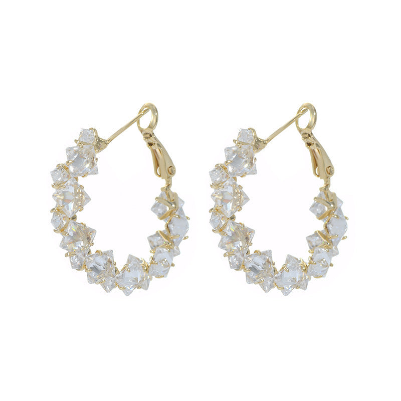 Zircon Crystal Earrings