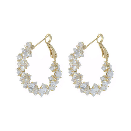 Zircon Crystal Earrings