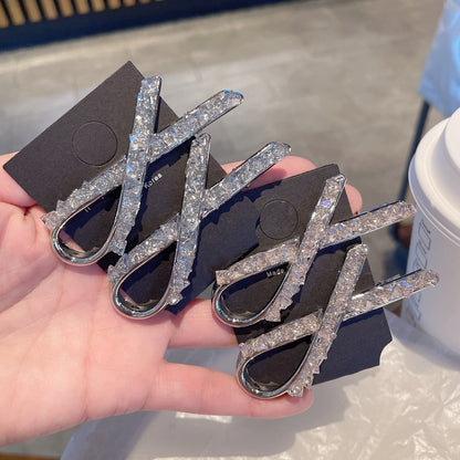 Crystal Criss-Cross Hair Clip
