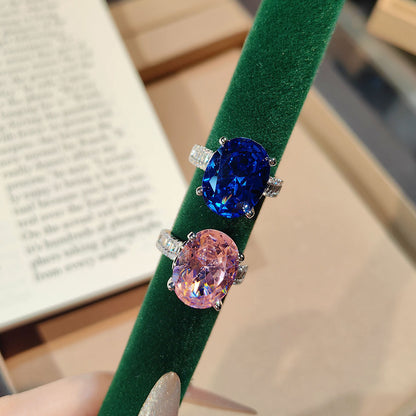 Pendant, Open Ring, Colored Gemstone, Pink Diamond, Earrings