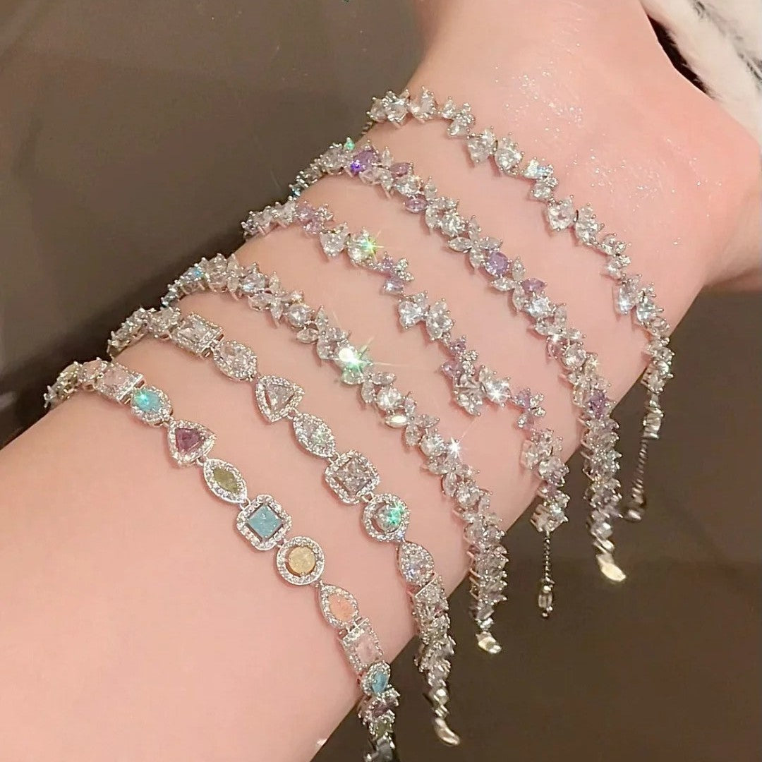 Zircon Bow Bracelet