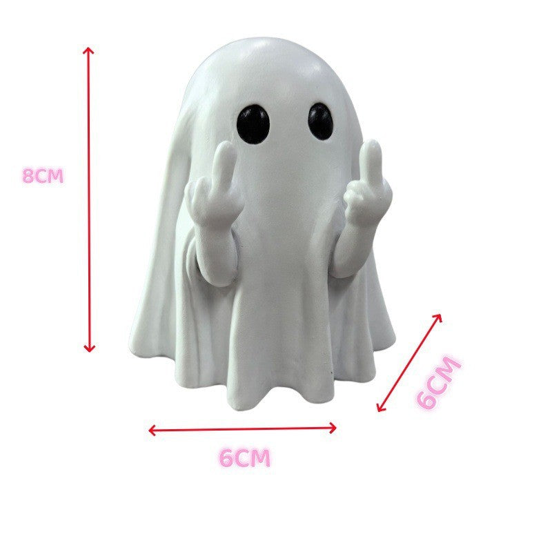Ghost Middle Finger Night Light