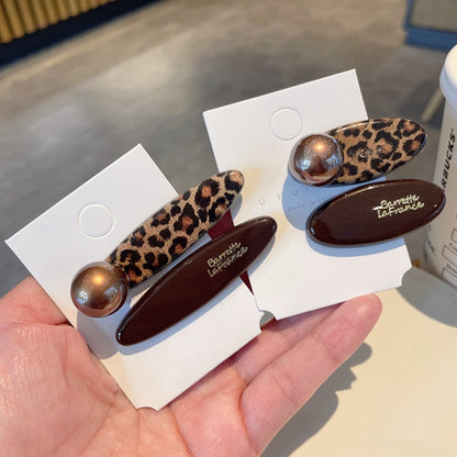 Leopard Print Hair Clip