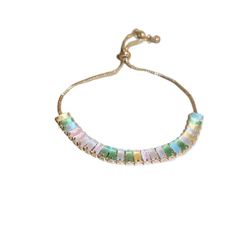 Zircon Bow Bracelet