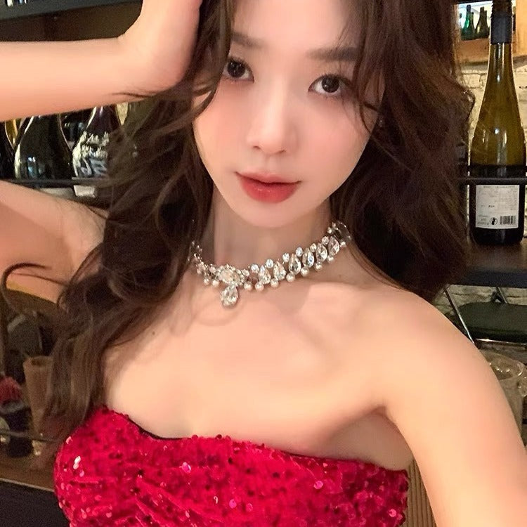 Baroque pearl necklace