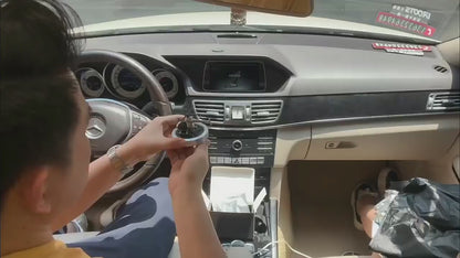 Solar-Powered Airplane Car Air Freshener Ornament